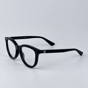 Gucci Women  Black Oval BRAND NEW Eyeglasses GG1687O 001
